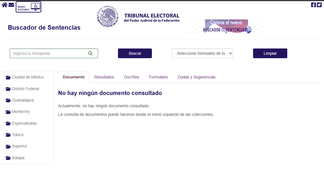 Imagen del proyecto Buscador de Sentencias